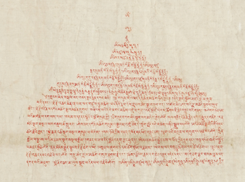 Un thangka figurant l'arbre de refuge, Tibet ou N&eacute;pal, 19/20&egrave;me